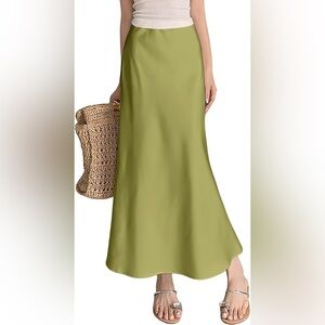 Lucy Paris Olive Maxi Skirt